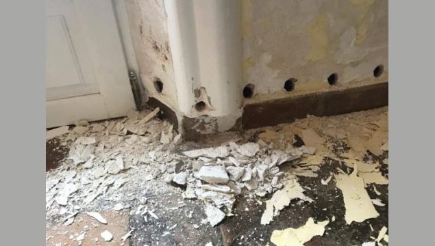 Verkieselung Horizontalsperre kapillare Feuchtigkeit